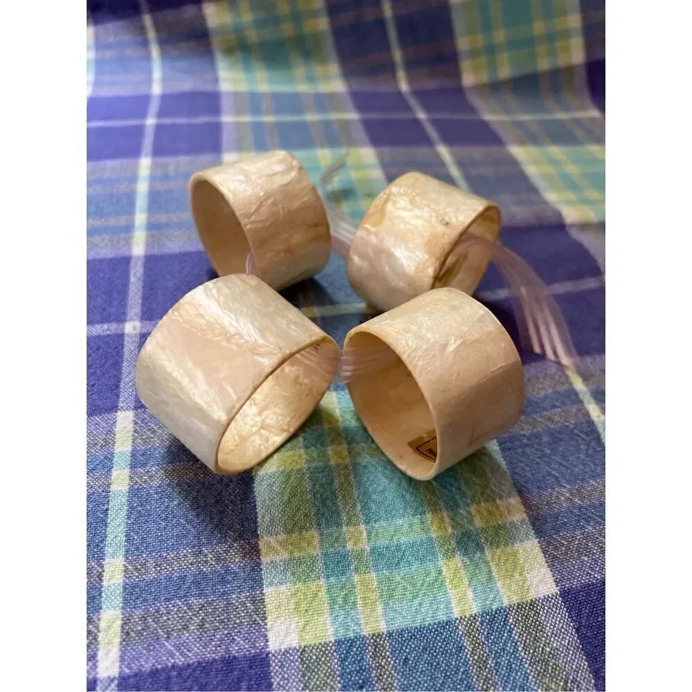 Vintage Shell Napkin Rings